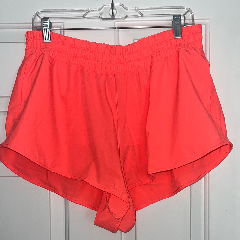 Aerie Coral Athletic Shorts Lightweight Relaxed Fit